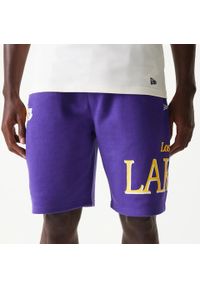 New Era - Krótkie Los Angeles Lakers Team Graphic. Kolor: fioletowy, wielokolorowy, czarny. Długość: krótkie. Sport: koszykówka #1