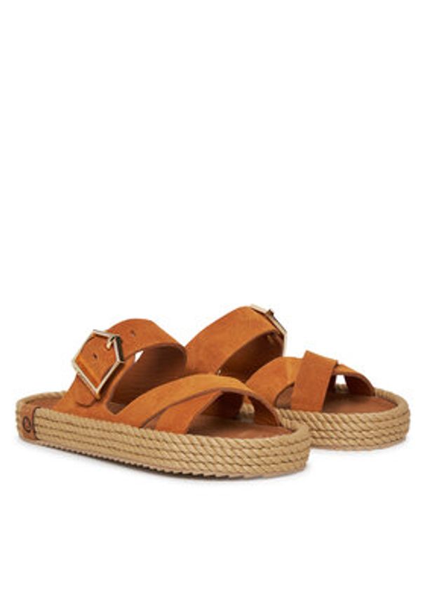 Bohonomad Klapki Sevilla SEV.12-00055 Brązowy. Kolor: brązowy. Materiał: skóra