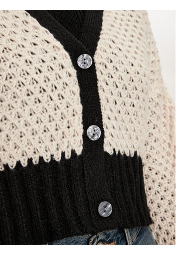 only - ONLY Kardigan Rose 15327593 Beżowy Regular Fit. Kolor: beżowy. Materiał: syntetyk