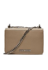 Steve Madden Torebka Blyssa Crossbody SM13001369-02002-TPE Szary. Kolor: szary. Materiał: skórzane