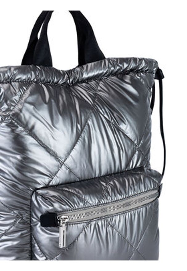 MEXX Plecak MEXX-K-010-06 Srebrny. Kolor: srebrny. Materiał: poliester, materiał