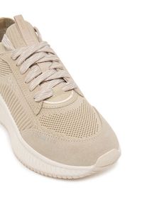 BOSS Sneakersy TTNMEVO 50536413 Beżowy. Kolor: beżowy. Materiał: materiał #3