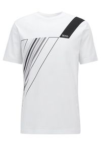 BOSS - Boss T-Shirt 50436296 Biały Regular Fit. Kolor: biały. Materiał: bawełna #4