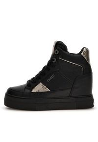 Guess Sneakersy Fridan FL7FRI ELE12 Czarny. Kolor: czarny. Materiał: skóra #7