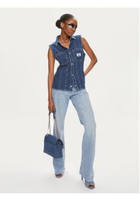 Calvin Klein Jeans Kamizelka Lean J20J223689 Niebieski Regular Fit. Kolor: niebieski. Materiał: bawełna #2