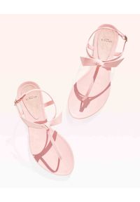 ALEXANDRE BIRMAN - Różowe sandały Clarita. Kolor: różowy, wielokolorowy, fioletowy. Materiał: guma. Obcas: na płaskiej podeszwie #6
