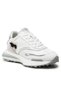 Karl Lagerfeld - KARL LAGERFELD Sneakersy KL62930N Biały. Kolor: biały. Materiał: skóra #5
