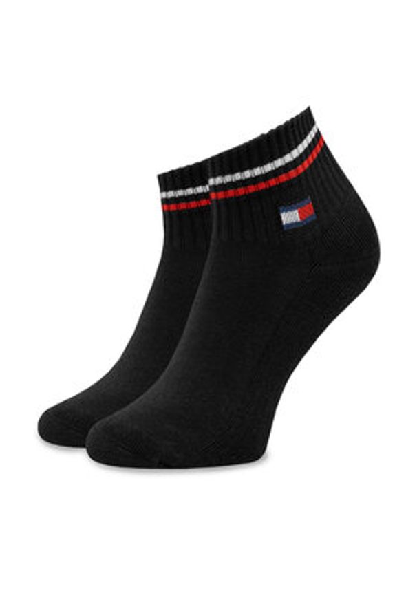 TOMMY HILFIGER - Tommy Hilfiger Zestaw 2 par niskich skarpet unisex 701228177 Czarny. Kolor: czarny. Materiał: bawełna