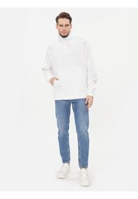 Calvin Klein Jeans Bluza J30J324149 Biały Relaxed Fit. Kolor: biały. Materiał: bawełna
