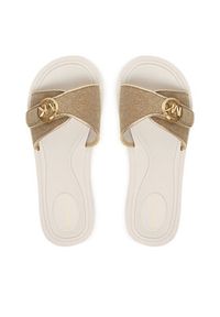 MICHAEL Michael Kors Klapki 40R6MKFA1D Złoty. Kolor: złoty. Materiał: materiał #5