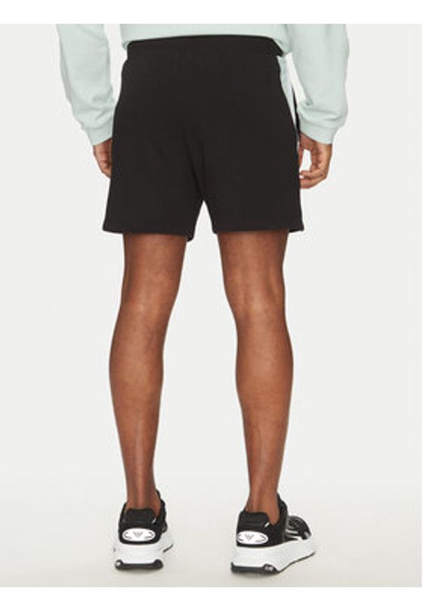 EA7 Emporio Armani Szorty materiałowe 7M000269 AF12451 UC001 Czarny Regular Fit. Kolor: czarny. Materiał: bawełna