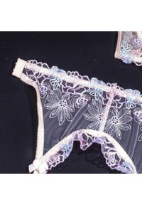 Intica - Koronkowy komplet bielizny z regulowanymi ramiączkami Alverta. Kolor: beżowy. Materiał: koronka #5