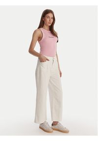 Guess Jeansy W6RA1H D6521 Biały Wide Leg. Kolor: biały #3