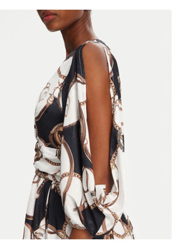 Babylon Sukienka koktajlowa S00882 Kolorowy Regular Fit. Materiał: syntetyk. Wzór: kolorowy. Styl: wizytowy