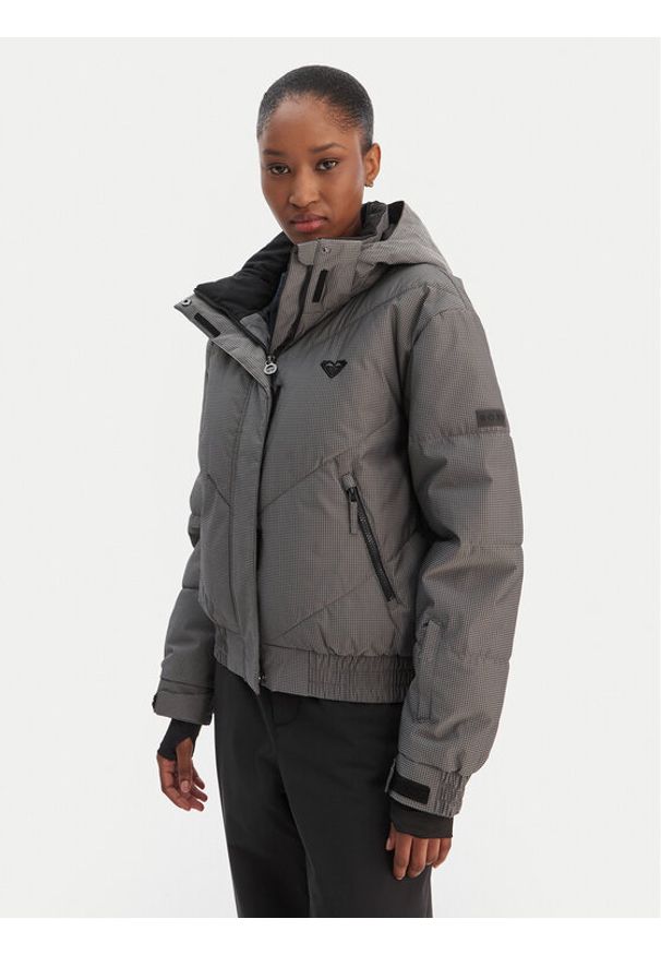 Roxy Kurtka narciarska Snow Shimmer JK ERJTJ03544 Czarny Regular Fit. Kolor: czarny. Materiał: syntetyk. Sport: narciarstwo