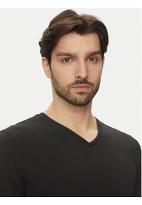 Lacoste Komplet t-shirtów TH9008 Czarny Slim Fit. Kolor: czarny. Materiał: bawełna #3