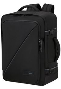 AMERICAN TOURISTER - American Tourister Take2Cabin M czarny. Kolor: czarny. Materiał: materiał. Styl: casual, elegancki, biznesowy