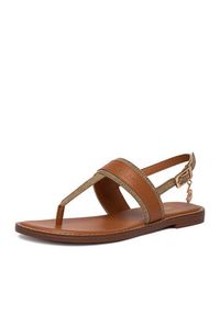 U.S. Polo Assn. Sandały EO-CASSIE001W/6TY1 Brązowy. Kolor: brązowy. Materiał: materiał #8