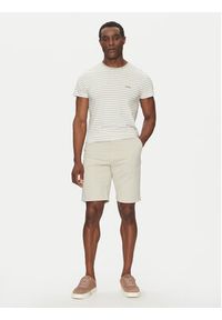 Calvin Klein Szorty materiałowe Modern Twill Reg. Straight Short K10K114068 Błękitny Regular Fit. Kolor: niebieski. Materiał: bawełna