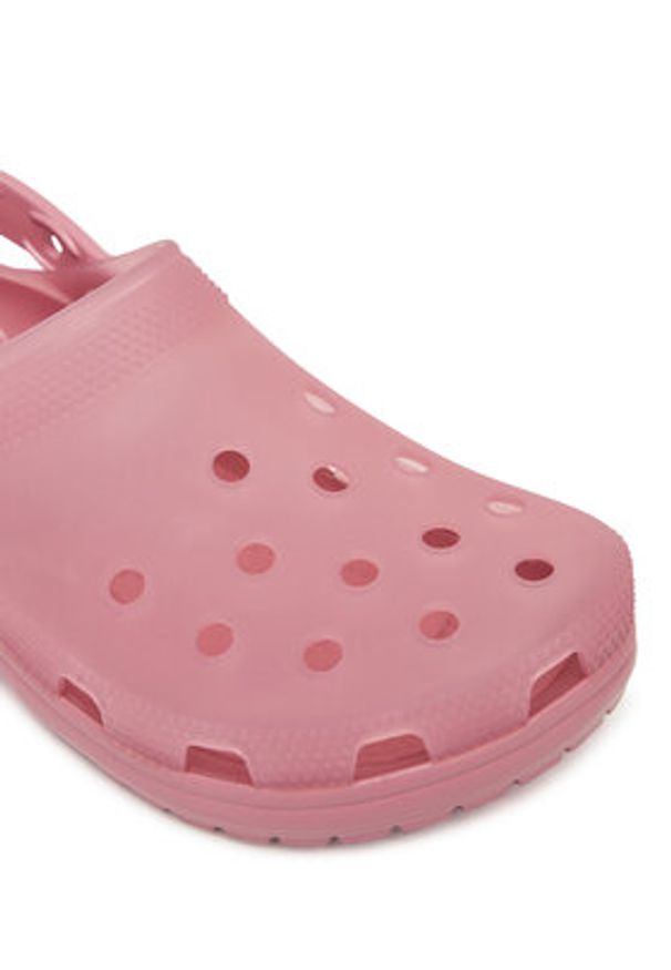 Crocs Klapki Classic Frosted Clog 210928 Różowy. Kolor: różowy