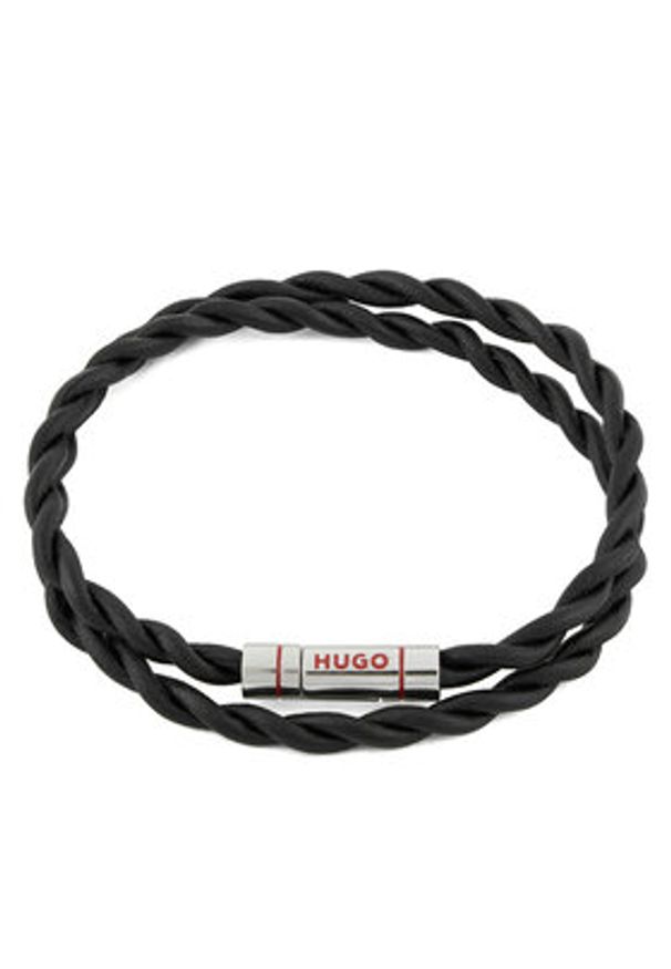 Hugo - HUGO Bransoletka 50552596 Czarny. Kolor: czarny