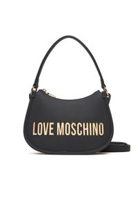 Love Moschino - LOVE MOSCHINO Torebka JC4027PP0NKD0000 Czarny. Kolor: czarny. Materiał: skórzane