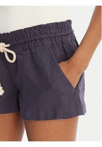 Roxy Szorty materiałowe Oceanside ARJNS03007 Granatowy Regular Fit. Kolor: niebieski. Materiał: wiskoza #2