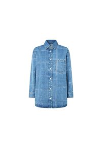 Damski overshirt Pepe Jeans Glitter. Kolor: szary, niebieski, wielokolorowy #1