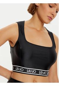 Liu Jo Sport Top TF4191 J4726 Czarny Regular Fit. Kolor: czarny. Materiał: syntetyk. Styl: sportowy #5