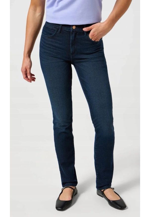 Wrangler - DAMSKIE SPODNIE WRANGLER SLIM AMERICAN PSYCHE 112355304
