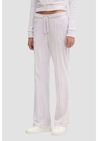 Juicy Couture - JUICY COUTURE Różowe spodnie dresowe z cyrkoniami Tina, Rozmiar XS. Kolor: różowy. Materiał: dresówka #1