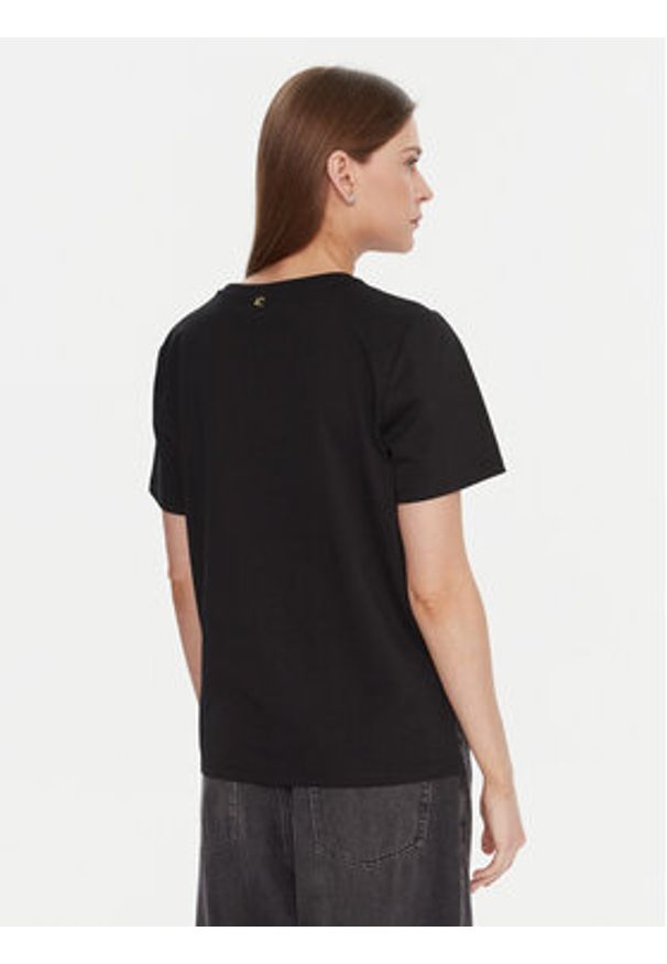 LOLA CASADEMUNT T-Shirt LF2515027 Czarny Regular Fit. Kolor: czarny. Materiał: bawełna