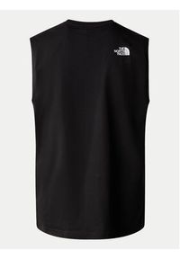 The North Face Tank top Easy NF0A87R2 Czarny Regular Fit. Kolor: czarny. Materiał: bawełna #6