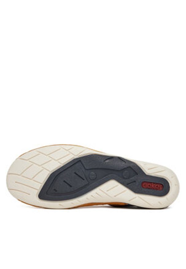 Rieker Sneakersy 07506-68 Brązowy. Kolor: brązowy. Materiał: skóra