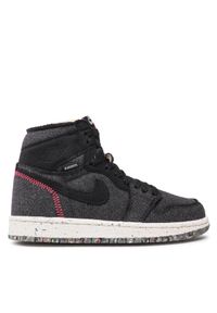 Nike Sneakersy Air Jordan 1 High Zoom CW2414 001 Czarny. Kolor: czarny. Materiał: materiał. Model: Nike Air Jordan, Nike Zoom #1