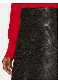 Vero Moda Spódnica z imitacji skóry Rocky 10330112 Czarny Slim Fit. Kolor: czarny. Materiał: skóra #4