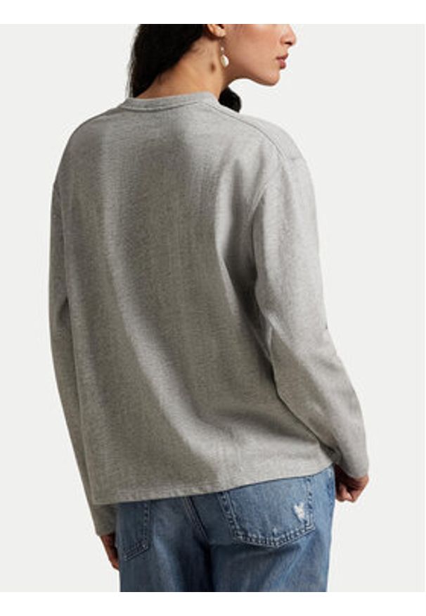 Polo Ralph Lauren Bluzka 211967105003 Szary Straight Fit. Typ kołnierza: polo. Kolor: szary. Materiał: bawełna