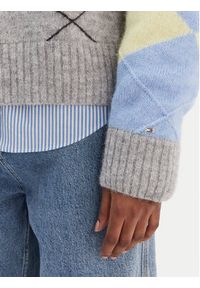 TOMMY HILFIGER - Tommy Hilfiger Sweter WW0WW47464 Kolorowy Relaxed Fit. Materiał: syntetyk. Wzór: kolorowy #3