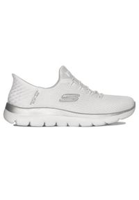 skechers - Buty Sneakers Skumple-Diamond Drea Damskie. Kolor: biały. Materiał: materiał, syntetyk. Szerokość cholewki: normalna. Model: Skechers Sport. Sport: turystyka piesza