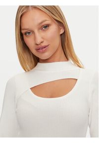 only - ONLY Golf 15331999 Biały Regular Fit. Typ kołnierza: golf. Kolor: biały. Materiał: syntetyk #2