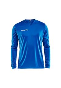 Dżersej z długim rękawem Craft squad solid. Kolor: niebieski. Materiał: jersey. Długość rękawa: długi rękaw. Długość: długie. Sport: piłka nożna #1