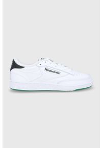 Reebok Classic Buty Club C 85 kolor biały. Nosek buta: okrągły. Zapięcie: sznurówki. Kolor: biały. Materiał: guma. Model: Reebok Classic, Reebok Club