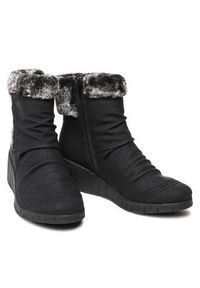 Rieker Botki Y1361-00 Czarny. Kolor: czarny. Materiał: skóra #4