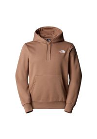 Bluza męska The North Face Simple Dome 0A89FC6IH1 - brązowa. Okazja: na co dzień. Typ kołnierza: bez kaptura. Kolor: brązowy. Materiał: bawełna, poliester, materiał. Styl: klasyczny, casual