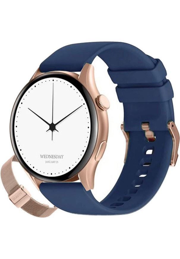 Gravity - Zegarek damski SMARTWATCH GRAVITY GT11-6 RGD/RGD/BU. Rodzaj zegarka: smartwatch