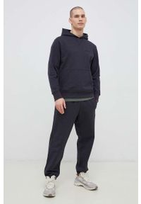 New Balance bluza bawełniana męska kolor szary z kapturem gładka MT23565PHM-PHM. Typ kołnierza: kaptur. Kolor: szary. Materiał: bawełna. Długość rękawa: długi rękaw. Długość: długie. Wzór: gładki #2