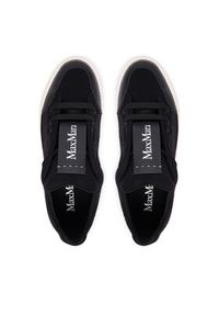 Max Mara Sneakersy Maxiwk 2524766012650 Czarny. Kolor: czarny. Materiał: wełna #3