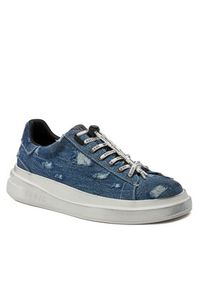 Guess Sneakersy Elba FMJELB DEN12 Granatowy. Kolor: niebieski. Materiał: materiał #6