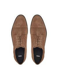 BOSS Półbuty Tayil 50541704 Beżowy. Kolor: beżowy. Materiał: skóra, zamsz #3
