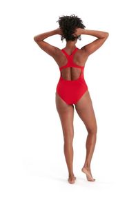 Strój pływacki jednoczęściowy damski Speedo Eco Endurance. Kolor: czerwony. Materiał: poliester